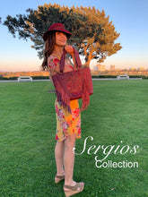 Load image into Gallery viewer, Embossed and fringe tote