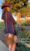 Load image into Gallery viewer, Cowhide crossbody and hipster purse