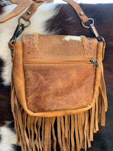 Load image into Gallery viewer, Cowhide crossbody and hipster purse