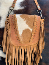 Load image into Gallery viewer, Cowhide crossbody and hipster purse