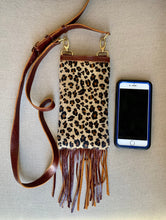 Load image into Gallery viewer, Cheetah cowhide Crossbody/Hipster