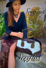 Load image into Gallery viewer, Cowhide satchel