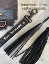 Load image into Gallery viewer, Cowhide crossbody bag