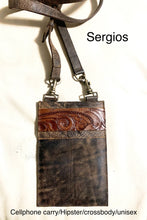 Load image into Gallery viewer, Cellphone carry hipster/ crossbody unisex