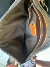 Load image into Gallery viewer, Embossed leather & cowhide crossbody/Hipster