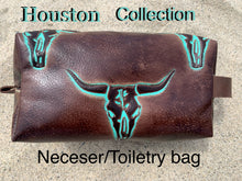 Load image into Gallery viewer, Longhorn Embossed Toiletry/ Travel bag