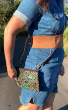 Load image into Gallery viewer, Embossed Leathers crossbody/hipsters