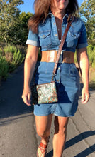 Load image into Gallery viewer, Embossed Leathers crossbody/hipsters