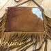 Load image into Gallery viewer, Cowhide Crossbody made out of genuine leather with long 54 inches shoulder strap.