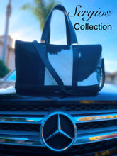 Load image into Gallery viewer, Cowhide sports travel duffel bag