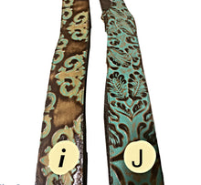 Load image into Gallery viewer, Embossed Leather purse straps
