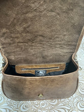 Load image into Gallery viewer, Santa Barbara Saddle bag style WITH FLORAL TURQUOISE