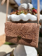 Load image into Gallery viewer, Handmade & hand tooled crossbody limited edition