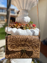 Load image into Gallery viewer, Handmade & hand tooled crossbody limited edition