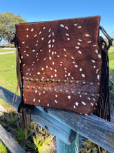 Load image into Gallery viewer, Cowhide Tote crossbody shoulder bag