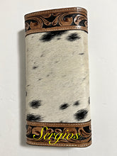 Load image into Gallery viewer, Beautiful hand crafted Hand tooled cowhide wallet