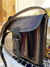 Load image into Gallery viewer, Sergios collection Messenger bag Handmade & hand painted