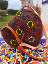 Load image into Gallery viewer, Handmade.hand painted ,heart shape crossbody bag