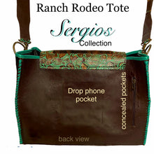 Load image into Gallery viewer, Sergios City Ranch Tote, Diaper bag,Overnight,Business