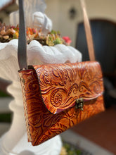 Load image into Gallery viewer, Handmade & Hand tooled crossbody limited edition