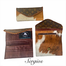 Load image into Gallery viewer, Envelope Wallet (Leather/ Cowhide/ LV)