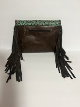Load image into Gallery viewer, Envelop Crossbody Embossed Turquoise