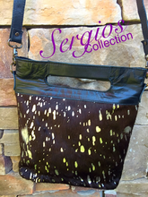 Load image into Gallery viewer, Leather bag ,Crossbody, Cowhide.Bucket style