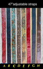 Load image into Gallery viewer, Embossed Leather purse straps