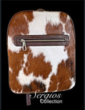 Load image into Gallery viewer, Large cowhide backpack