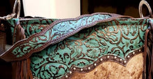 Load image into Gallery viewer, Embossed Leather purse straps
