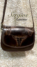Load image into Gallery viewer, Santa Barbara Saddle bag style with Longhorn