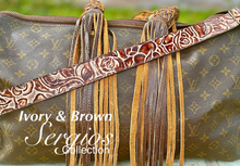 Load image into Gallery viewer, Embossed Leather Straps for purses, handbags.