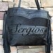 Load image into Gallery viewer, Black Beauty Tote with Turquoise