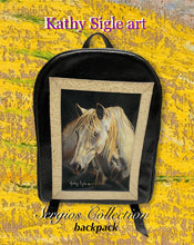 Load image into Gallery viewer, Sergios featuring the art work of talented Kathy Sigle artist, backpack