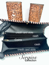Load image into Gallery viewer, Wallet /Clutch,Hand tooled