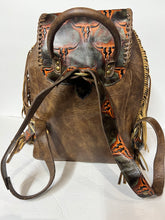Load image into Gallery viewer, The Jody Deluxe Backpack with western buckles