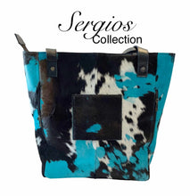 Load image into Gallery viewer, Large Cowhide Tote