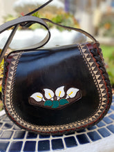Load image into Gallery viewer, Crossbody handmade,hand tooled & hand painted