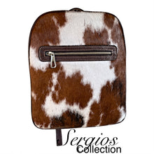 Load image into Gallery viewer, Large cowhide backpack