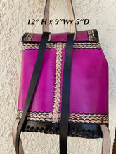 Load image into Gallery viewer, Frida Kalho collection Backpack, handmade,hand painted