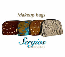 Load image into Gallery viewer, Sergios Cosmetic bags in ANY colors