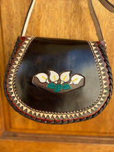 Load image into Gallery viewer, Crossbody handmade,hand tooled & hand painted