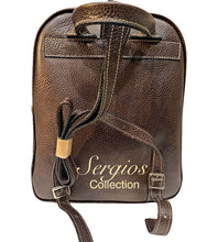 Load image into Gallery viewer, Large cowhide backpack