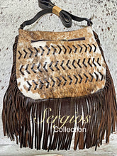 Load image into Gallery viewer, Cowhide crossbody bag