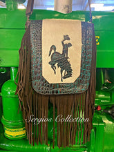 Load image into Gallery viewer, Sergios crossbody with saddle Bronc