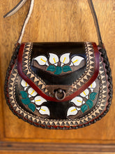 Load image into Gallery viewer, Crossbody handmade,hand tooled & hand painted