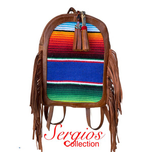 New Mexico Wool blanket backpack