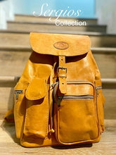 Load image into Gallery viewer, Sergios Natural Leathers backpack