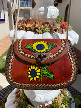 Load image into Gallery viewer, Crossbody handmade ,hand tooled and hand painted
