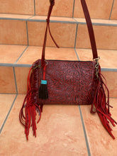 Load image into Gallery viewer, The Red Floral Crossbody bag